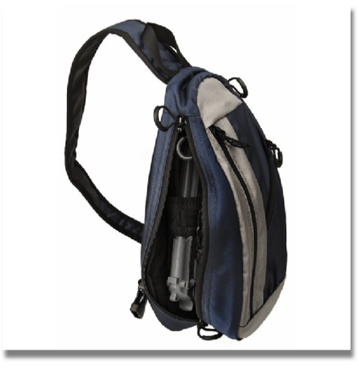 BLACKHAWK! 
DIVERSION® CARRY SLING PACK

If you’re looking for a small pack to conceal a weapon and keep everyday items handy, then the teardrop-shaped Sling Pack is the one for you. Featuring common color schemes, this seemingly ordinary pack allows you to carry a pistol securely without drawing attention.